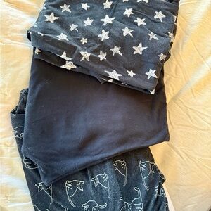Star, Black & Cat Print LuLaRoe Leggings bundle